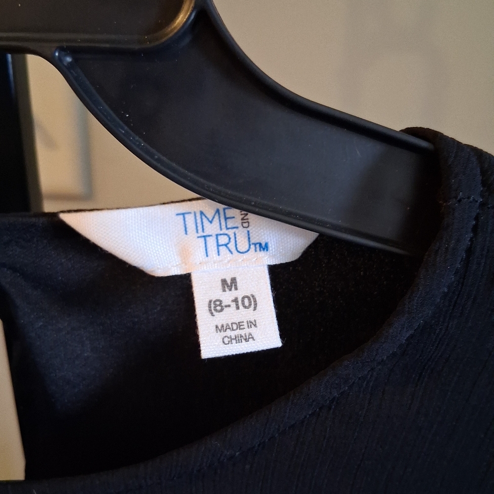 Black, Long Sleeve Dress, Time and Tru. Size Medium. New. - Picture 5 of 8